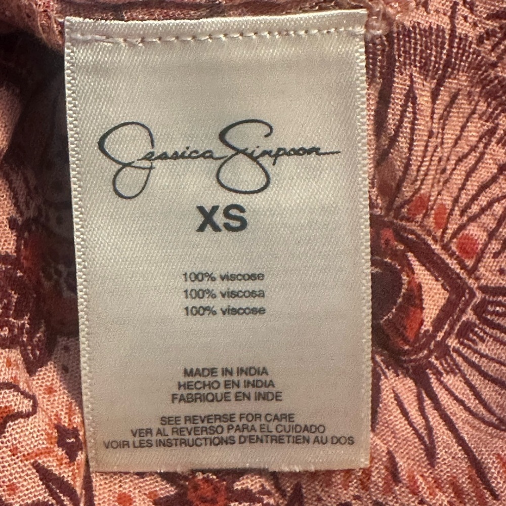 Jessica Simpson XS NWT‎ Celestial Dreams Coral Almo Clia - Picture 6 of 7